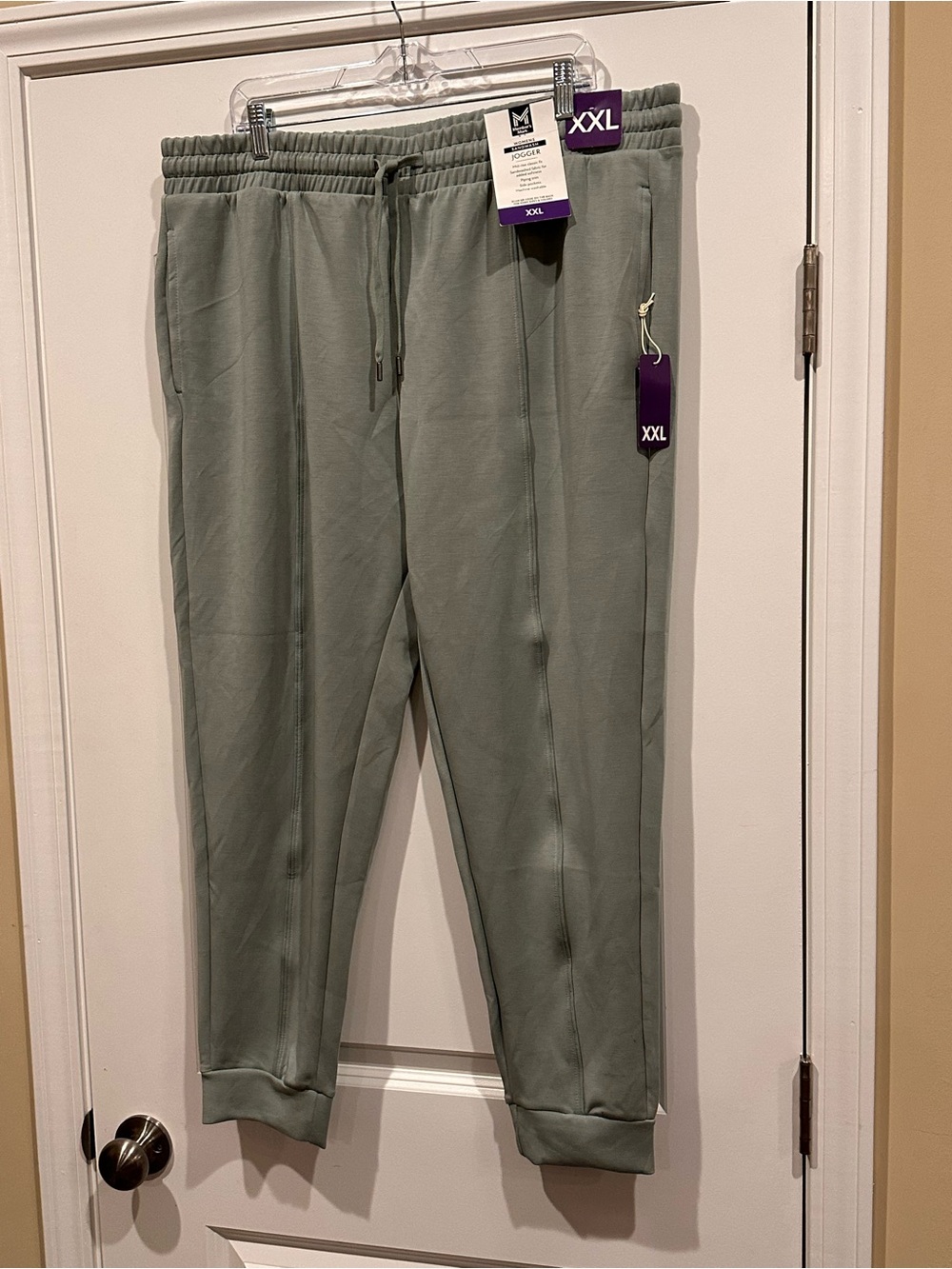 Women's Sage Green Drawstring Jogger Pants - XXL